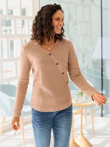 Pull à encolure en v 50% coton - Collection L - Modalova