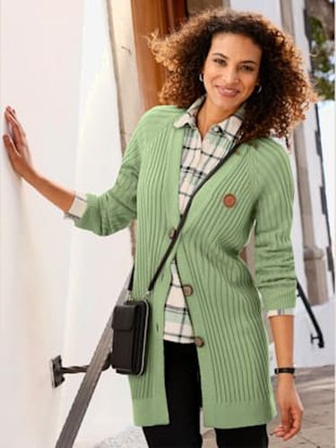 Veste longue en tricot 50% coton - Collection L - Modalova