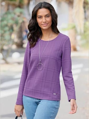 T-shirt à manches longues jacquard en jersey tendance - Collection L - Modalova