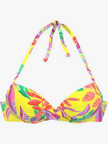 Haut de bikini push-up motif floral – chaque pièce est unique - s.Oliver - Modalova
