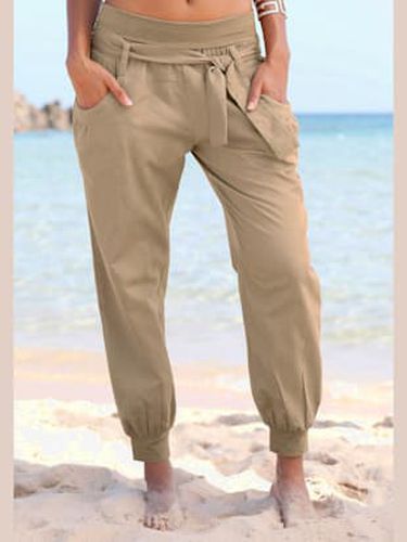 Pantalon de plage large ceinture en jersey - Buffalo - Modalova