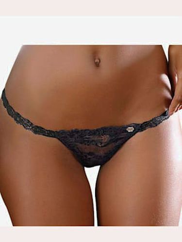 String taille haute sexy de petite fleur gold