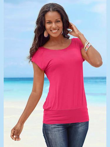 T-shirt long t-shirt aux superbes coloris - LASCANA - Modalova