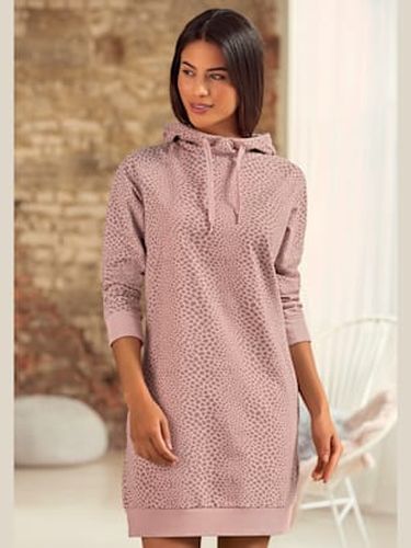 Robe en matière sweat robe sweat confortable à capuche - LASCANA - Modalova