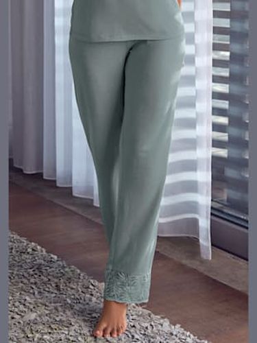 Pantalon de nuit long avec détails en dentelle - LASCANA - Modalova
