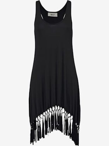 T-shirt long robe de plage décontractée avec franges nouées - Beachtime - Modalova