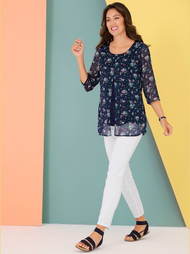 Chemisier long aspect 2 en 1 tendance - Witt - Modalova