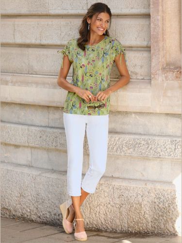 T-shirt à manches courtes liens à nouer réglable aux épaules - Witt - Modalova