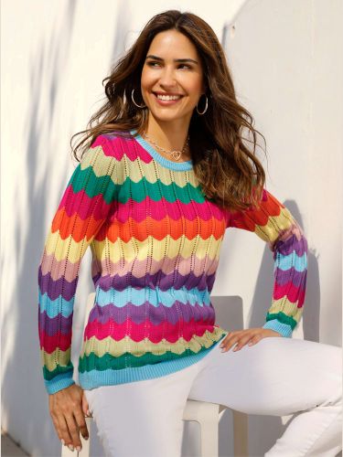 Pull ajouré superbe motif ajouré - Witt - Modalova