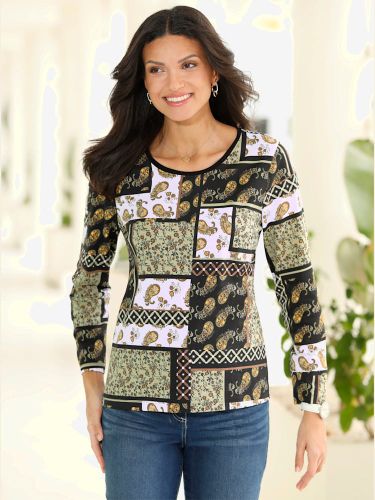 T-shirt à manches longues pur coton - Witt - Modalova