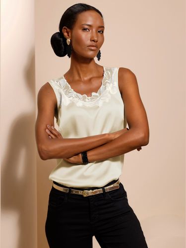 Débardeur en satin élégant - Creation L - Modalova