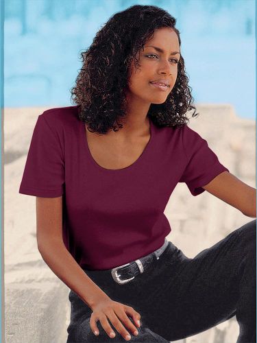 T-shirt à encolure ronde pur coton - Witt - Modalova