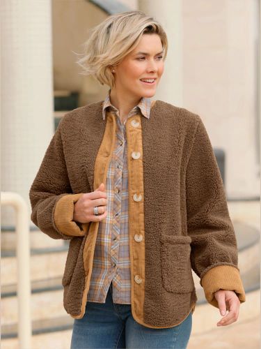 Veste en polaire douce et moelleuse - Collection L - Modalova