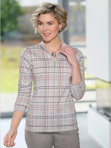 T-shirt à manches longues col montant à glissière - Witt - Modalova