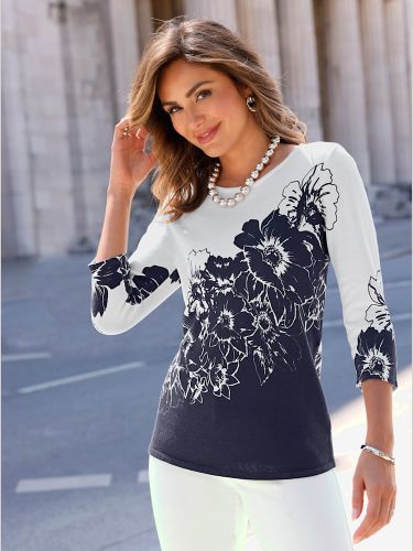 Pull à manches 3/4 60% viscose (ecovero) - Fair Lady - Modalova