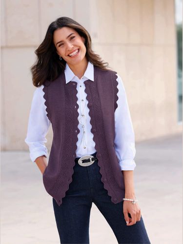 Gilet en tricot 50% coton - Witt - Modalova