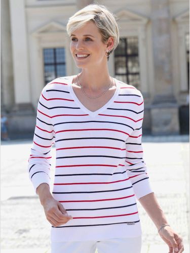 Pull à manches longues pur coton - Collection L - Modalova