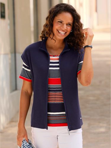 Gilet en tricot coupe décontractée aux épaules - Collection L - Modalova