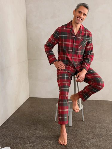 Pyjama flanelle tissée, grattée à l'intérieur et à l'extérieur - wäschepur men - Modalova