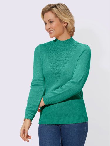 Pull bouclé motif tricoté affinant - Witt - Modalova