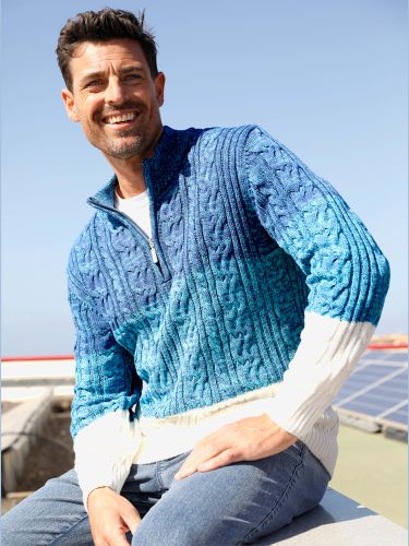 Pull à manches longues qualité supérieure - Marco Donati - Modalova