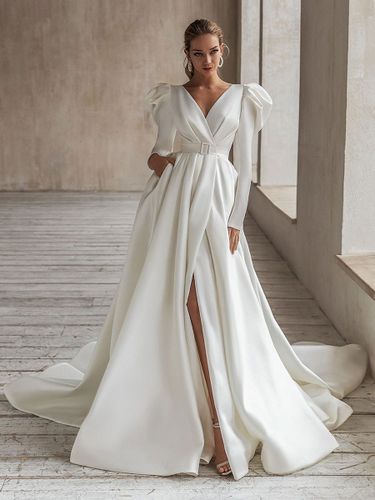 Robe de mariée vintage; robe de mariage; soirée vintage - milanoo.com - Modalova
