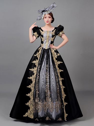 Robe Classique Polyester Manches Courtes Robes Classiques - milanoo.com - Modalova