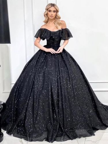 Robes de mariée gothiques A-ligne sans manches en dentelle avec train Robe de mariée Personnalisation gratuite - milanoo.com - Modalova