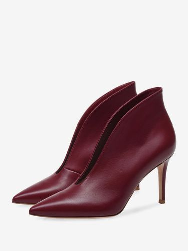 Bottines à Talons Hauts à Zip en Cuir Synthétique Unicolore - milanoo.com - Modalova