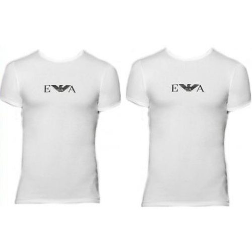 Lot de 2 t-shirts col rond manches courtes - Emporio Armani Underwear - Modalova