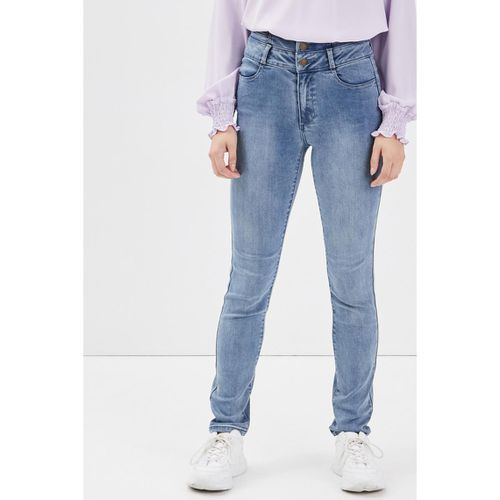 Jeans slim taille haute - Cache cache - Modalova