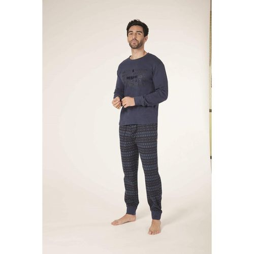 Pyjama Homme Bleu Marine - Dodo Homewear - Modalova