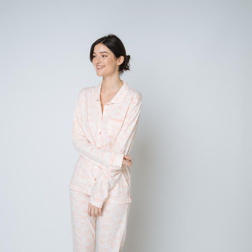 Pyjama deux pièces imprimé Coton - Iconic - Modalova