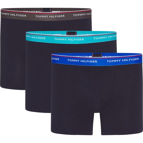 Pack de 3 boxers mi-longs logotés ceinture élastique TH Underwear - Tommy Hilfiger Underwear - Modalova