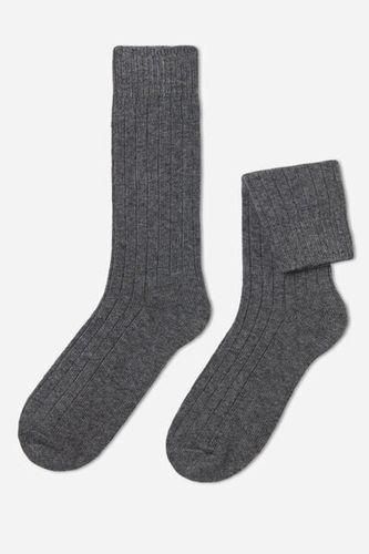 Men’s Ribbed Crew Socks with Wool and Cashmere Man Size 40-41 - Calzedonia - Modalova