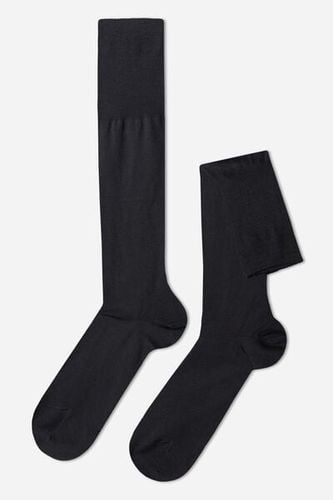 Men’s Lisle Thread Long Socks Man Size 11M - Calzedonia - Modalova