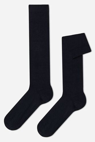 Men’s Wool and Cotton Long Socks Man Size 42-43 - Calzedonia - Modalova