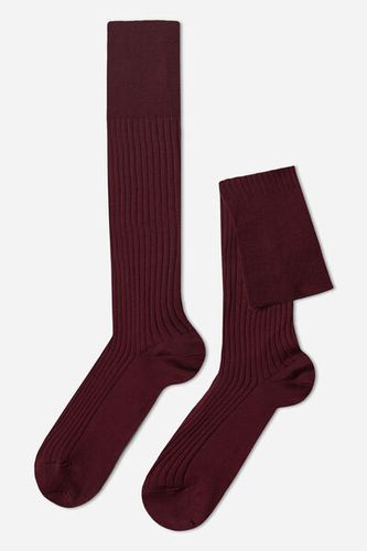 Men’s Lisle Thread Ribbed Long Socks Man Size 42-43 - Calzedonia - Modalova