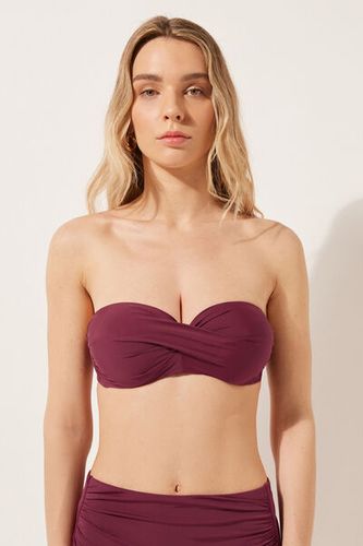 Lightly Padded Bandeau Swimsuit Top Indonesia Woman Size 4 - Calzedonia - Modalova