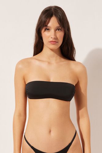 Lightly Padded Straight Bandeau Swimsuit Top Indonesia Woman Black Size 1 - Calzedonia - Modalova