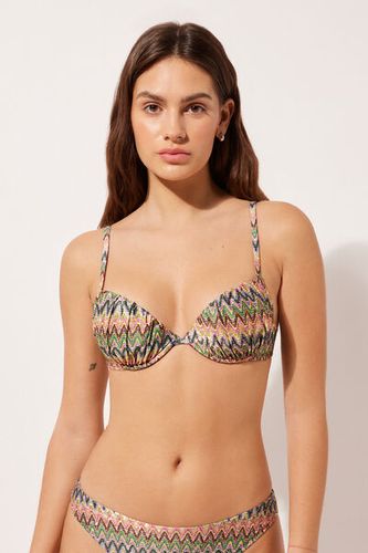 Push-Up Swimsuit Top Bright Optical Woman Size 4 - Calzedonia - Modalova