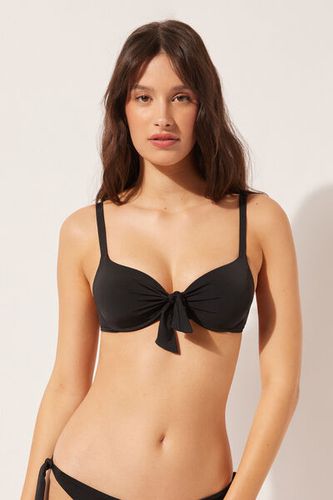 Lightly Padded Push-up Swimsuit Top Indonesia Woman Black Size 6 - Calzedonia - Modalova