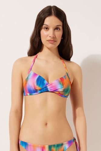 Padded Triangle Swimsuit Top Rainbow Shades Woman Multicolor Size 3 - Calzedonia - Modalova