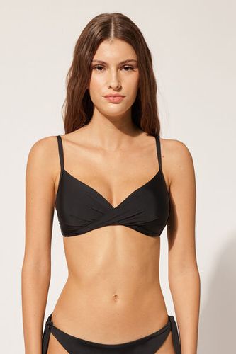 Graduated Padded Criss-Cross Triangle Swimsuit Top Indonesia Woman Black Size 2 - Calzedonia - Modalova