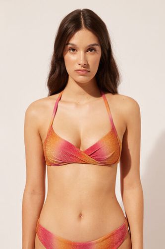 Graduated Padded Triangle Swimsuit Top Colorful Shades Woman Pink Size 1 - Calzedonia - Modalova