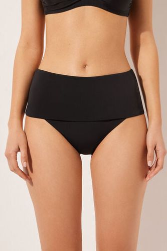 Swimsuit Bottom with High Band Indonesia Woman Black Size S - Calzedonia - Modalova