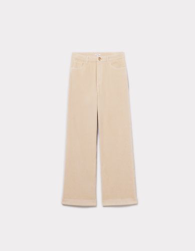 Pantalon large taille haute - sable - celio - Modalova