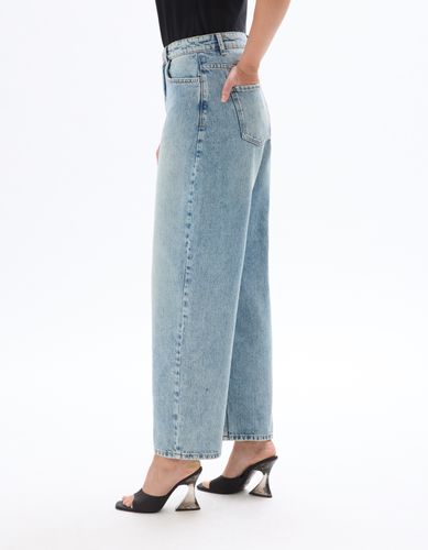 Jean large délavé - bleu - celio - Modalova