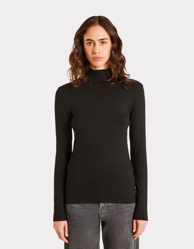 T-shirt fluide à col roulé - noir - celio - Modalova