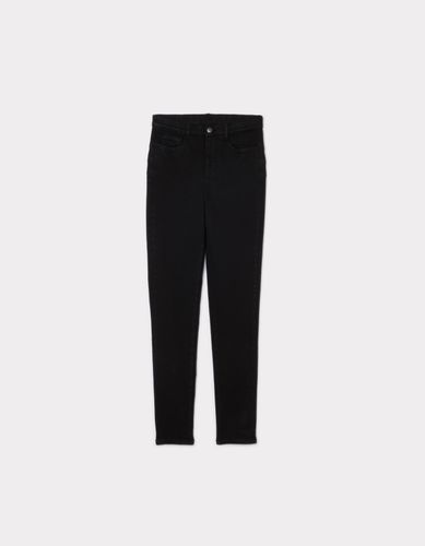 Pantalon slim taille haute - noir - celio - Modalova